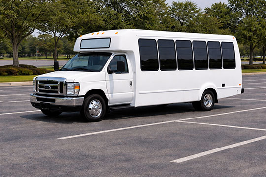 20-passenger minibus available for charter in Edinburg, TX