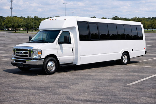 25-passenger minibus available for charter in Edinburg, TX